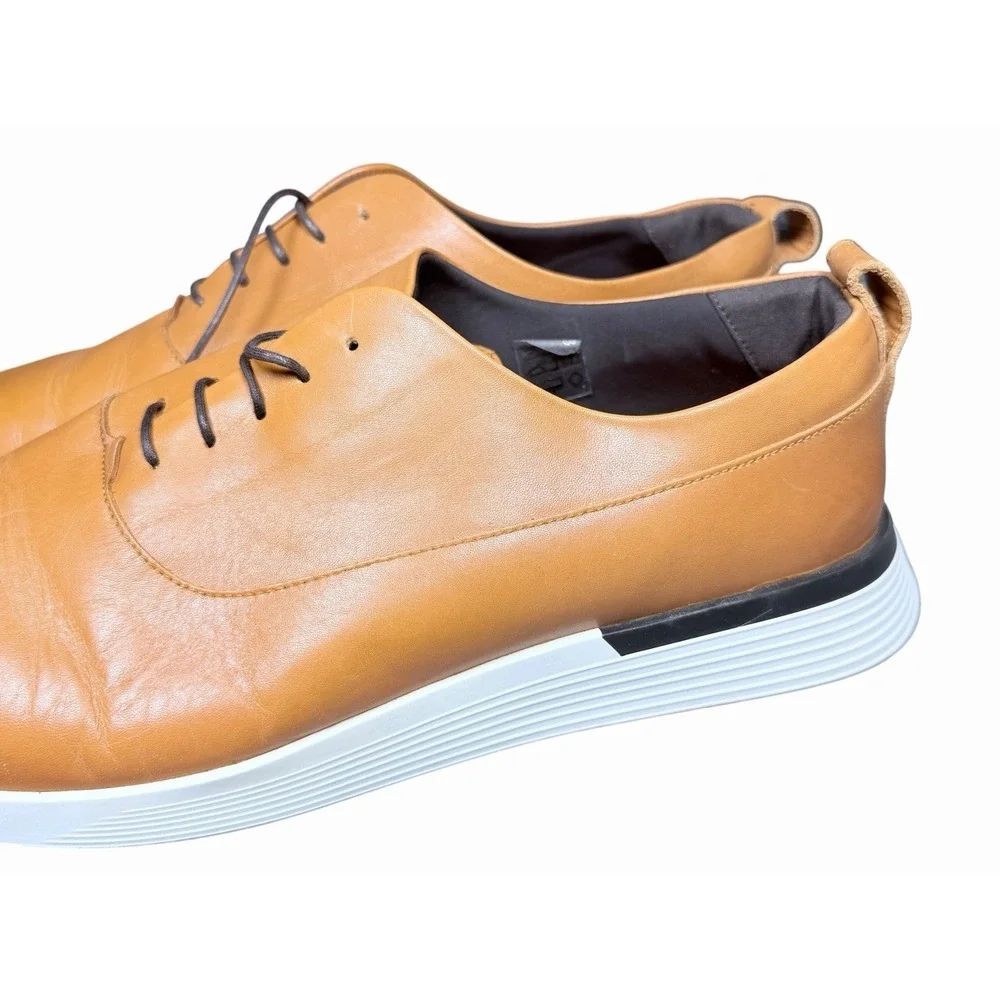 Wolf & Shepherd Crossover Longwing Leather Honey White Shoes Men's Size 14 M